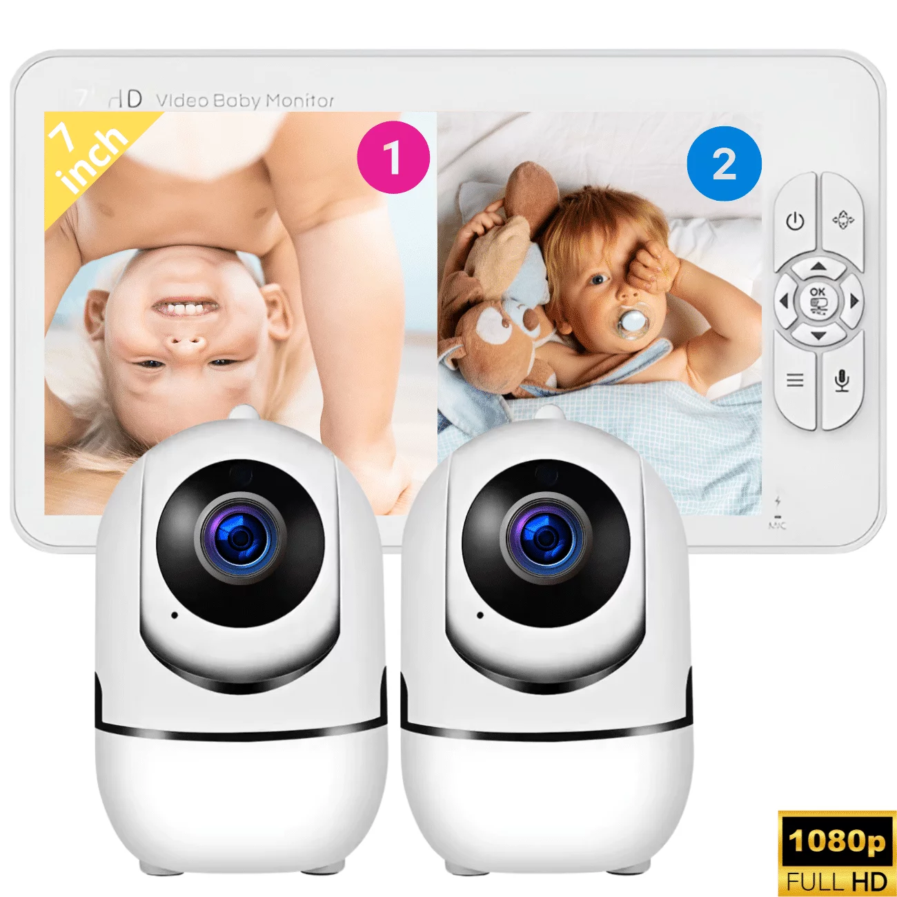 Babyfoon - baby monitor - babyfoon met camera - babyfoon camera (4)